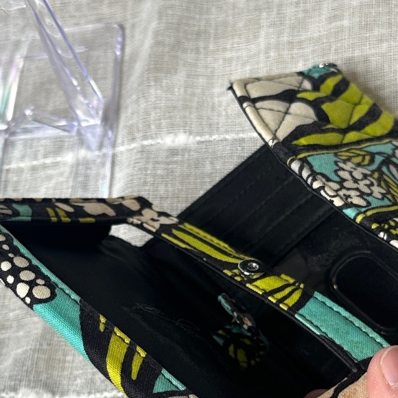 Vera Bradley Island Blooms Design Wallet Phone Holder Wallet Case Designer GUC - Picture 7 of 10